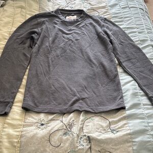 St. John's Bay Gray Long Sleeve Shirt, like new